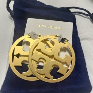 Tory Burch Gold Statement Earrings